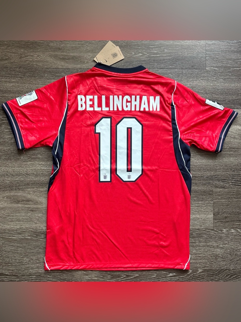 England Red Men's M Soccer Football Jersey - Bellingham #10
